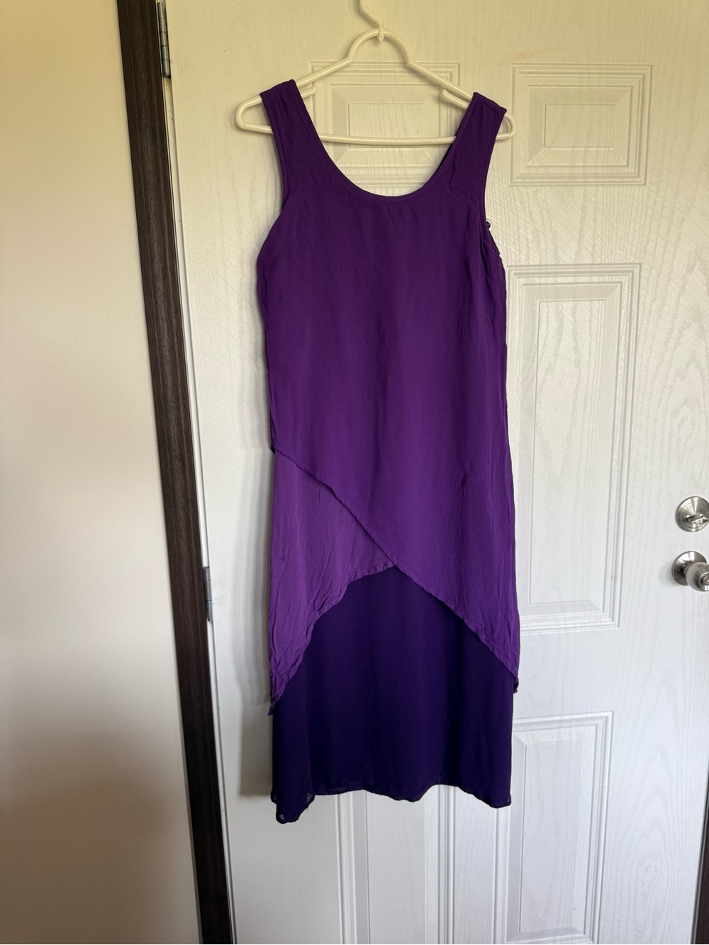 2 for $30 sale: Vintage Phool purple tiered rayon midi dress (read) - S